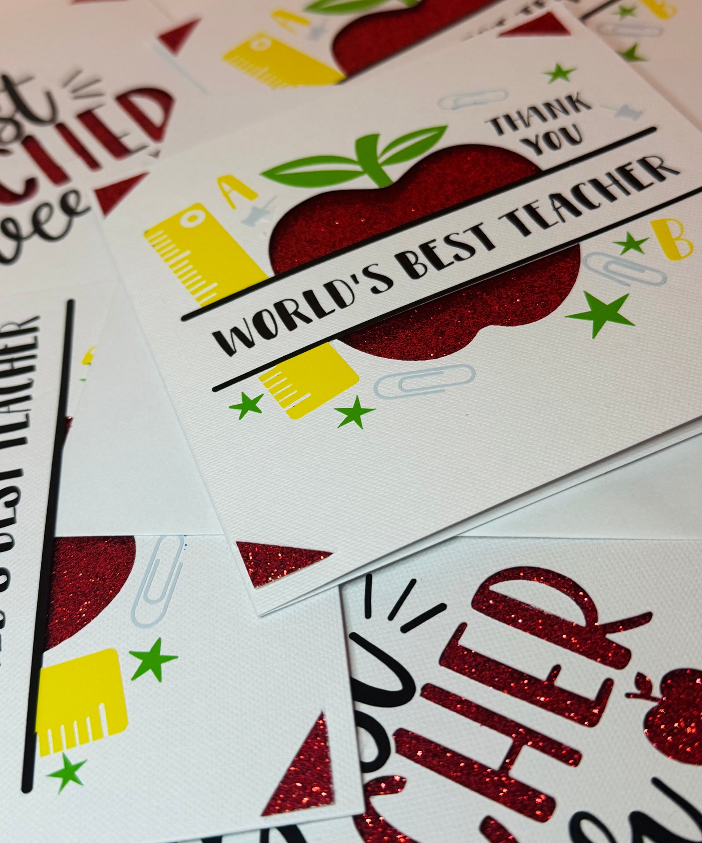 Elegant Best Teacher Ever Card