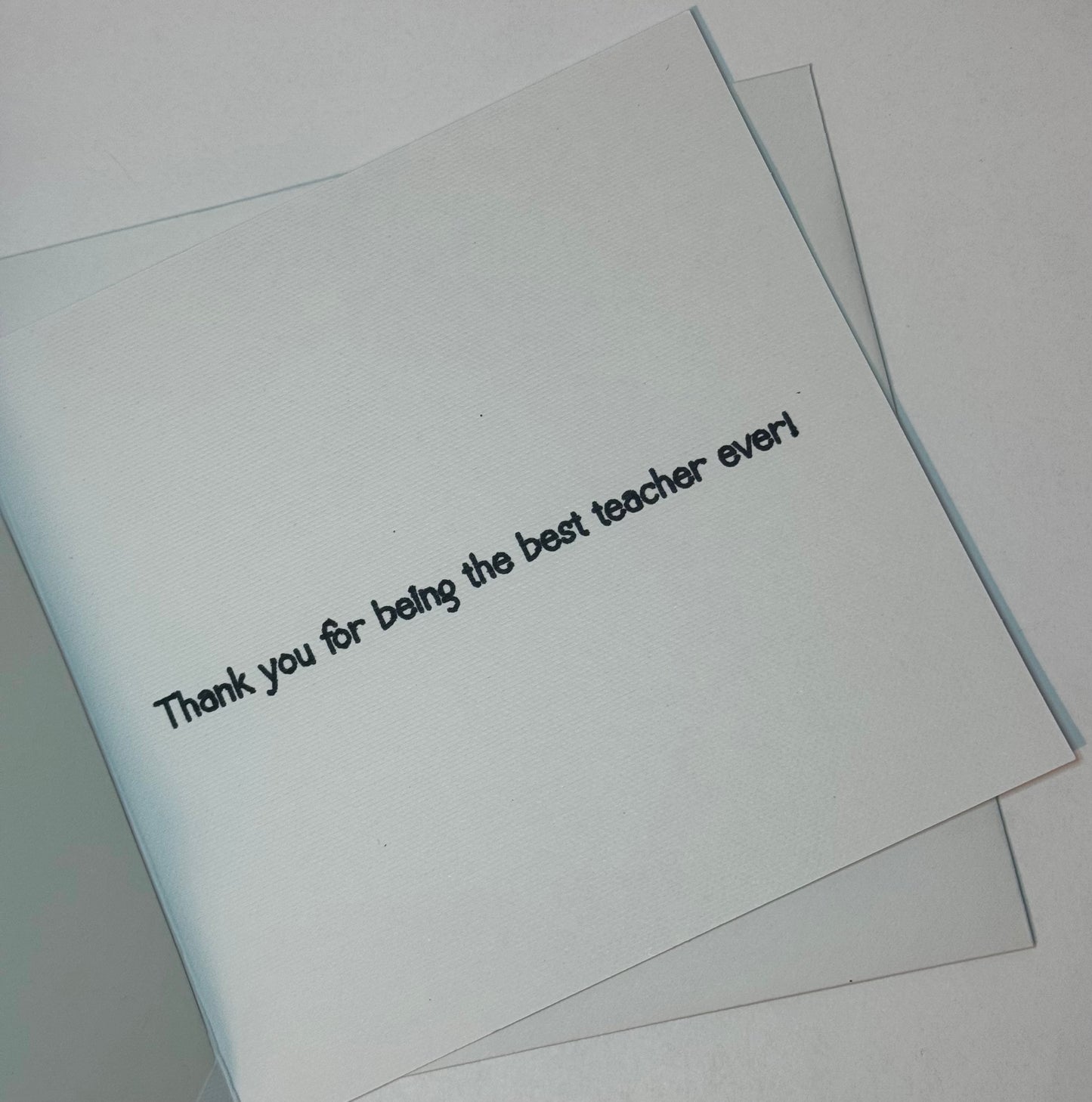 Best Teacher Ever Card