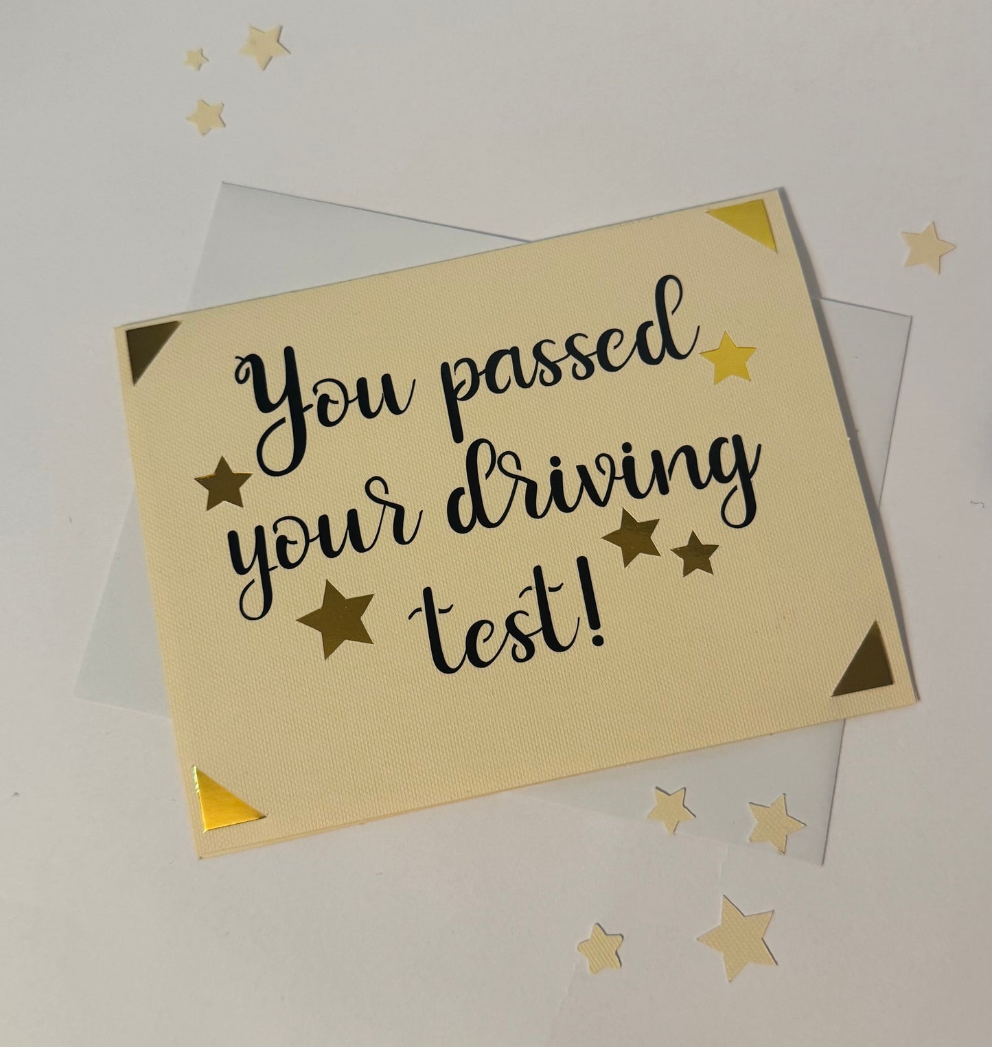 You Passed Your Driving Test Card