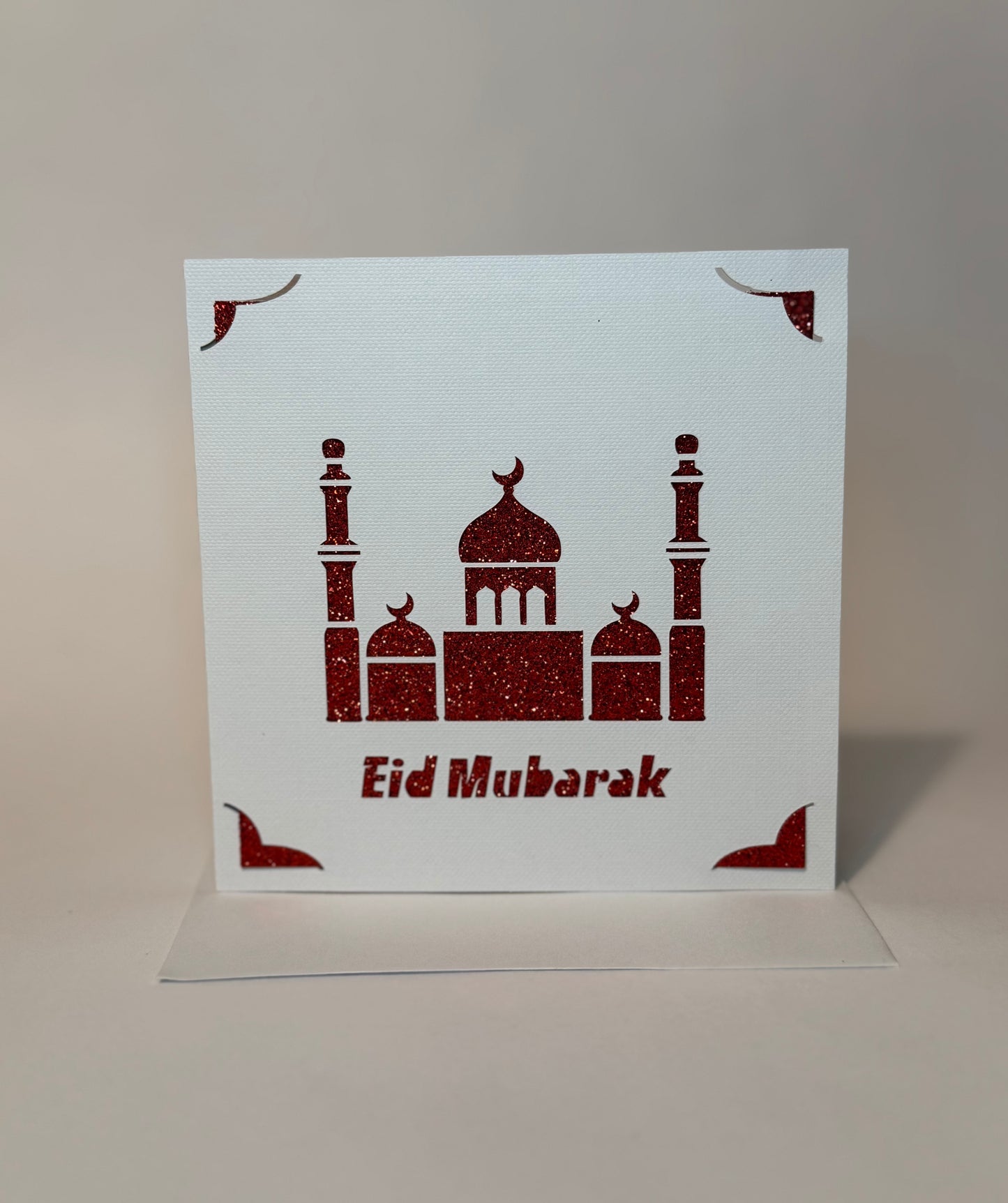 Elegant Gold Eid Mubarak Card