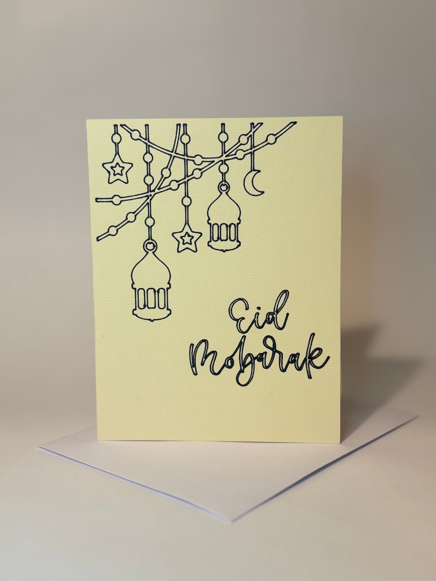 Simple Eid Mubarak Card