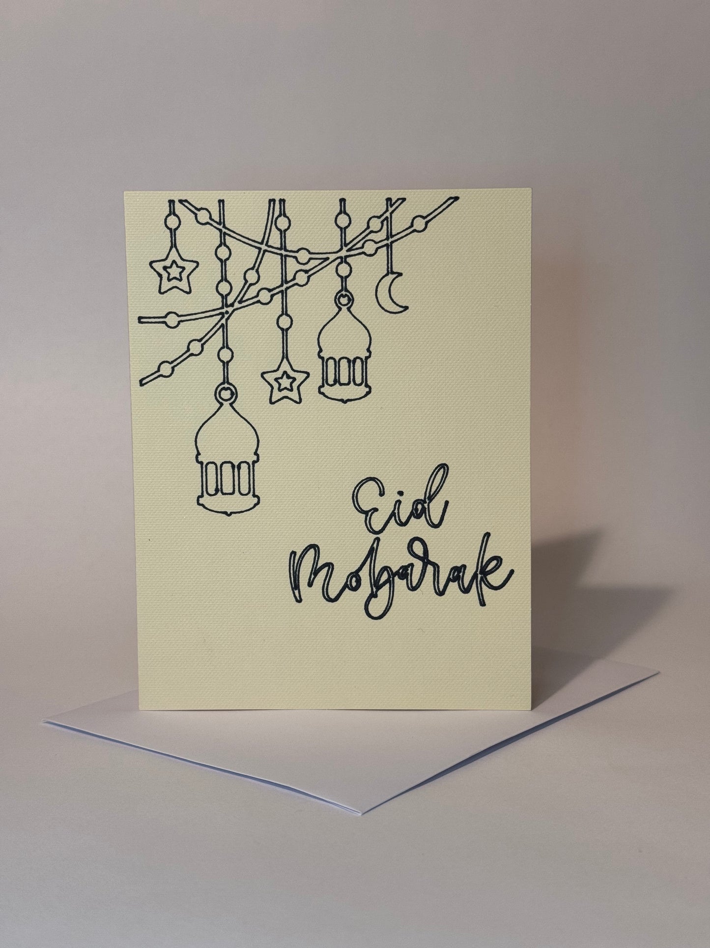 Simple Eid Mubarak Card