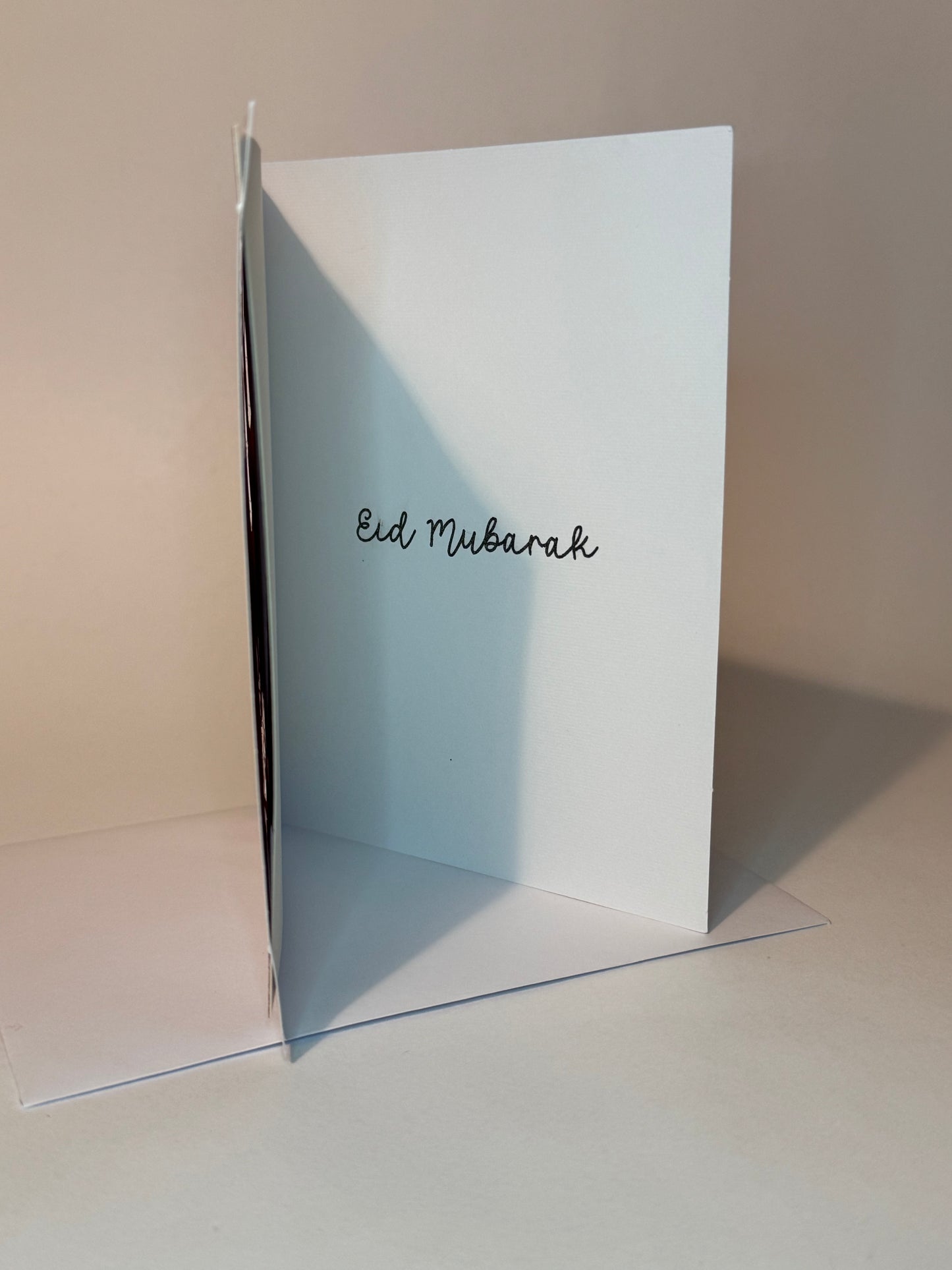 Glitter Eid Mubarak card