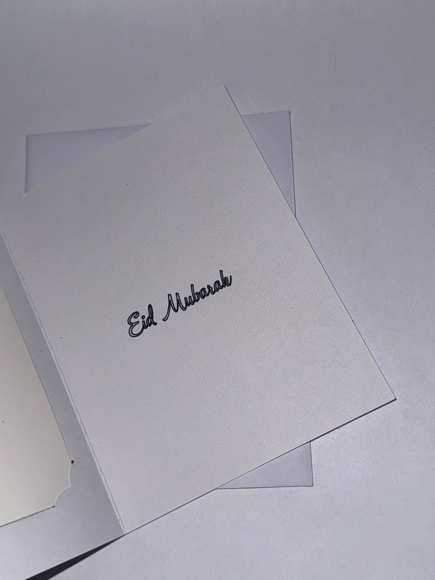 Simple Sparkle Eid Mubarak Card