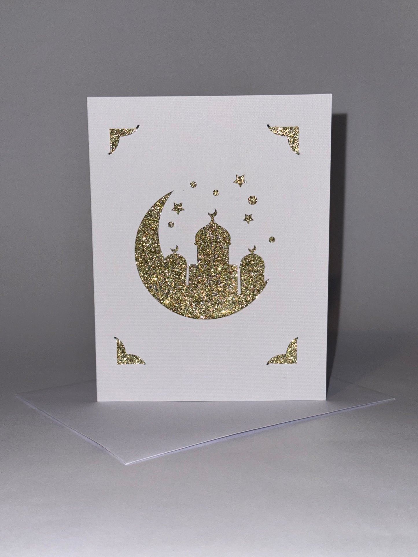 Simple Sparkle Eid Mubarak Card