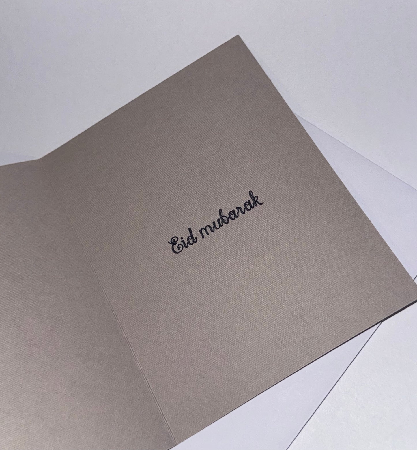 Simple Elegant Eid Mubarak Card