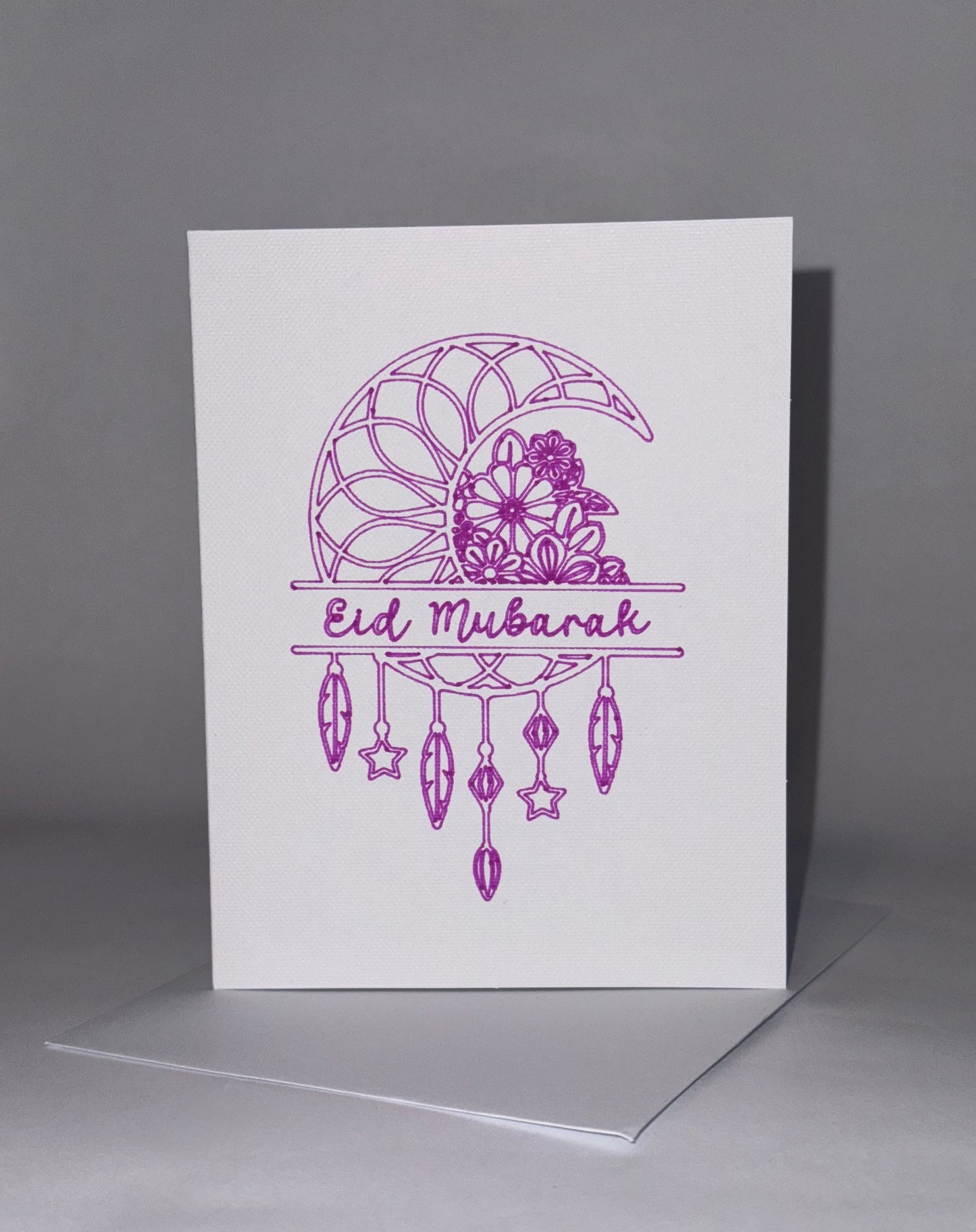 Simple Elegant Eid Mubarak Card
