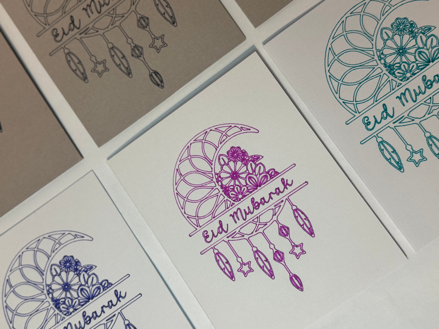 Simple Elegant Eid Mubarak Card