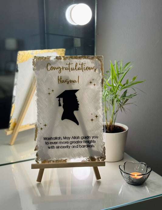 A4 Graduation Acrylic Sign
