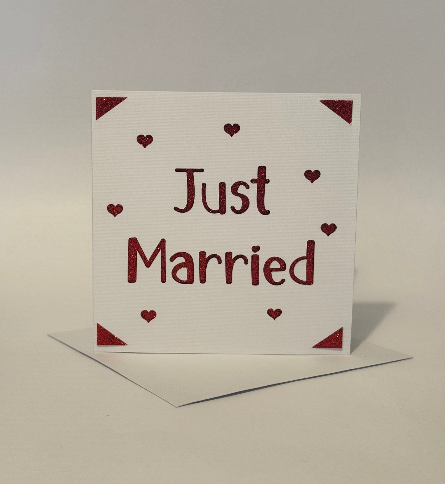 'Just Married' card