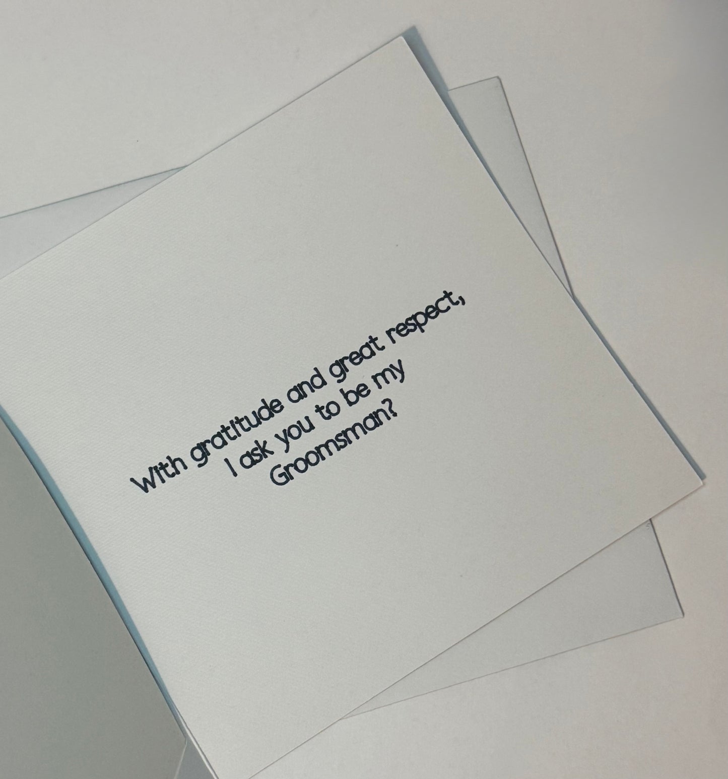 Time To Suit Up Wedding Card