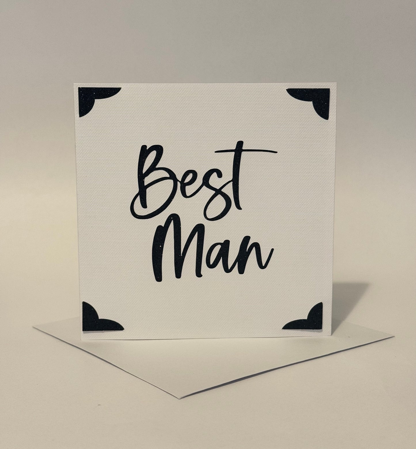 Best man wedding card