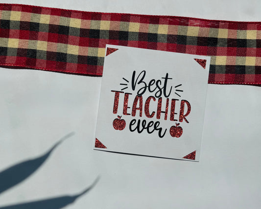 Best Teacher Ever Card