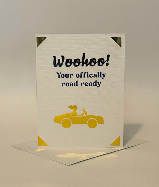 Driving Road ready card
