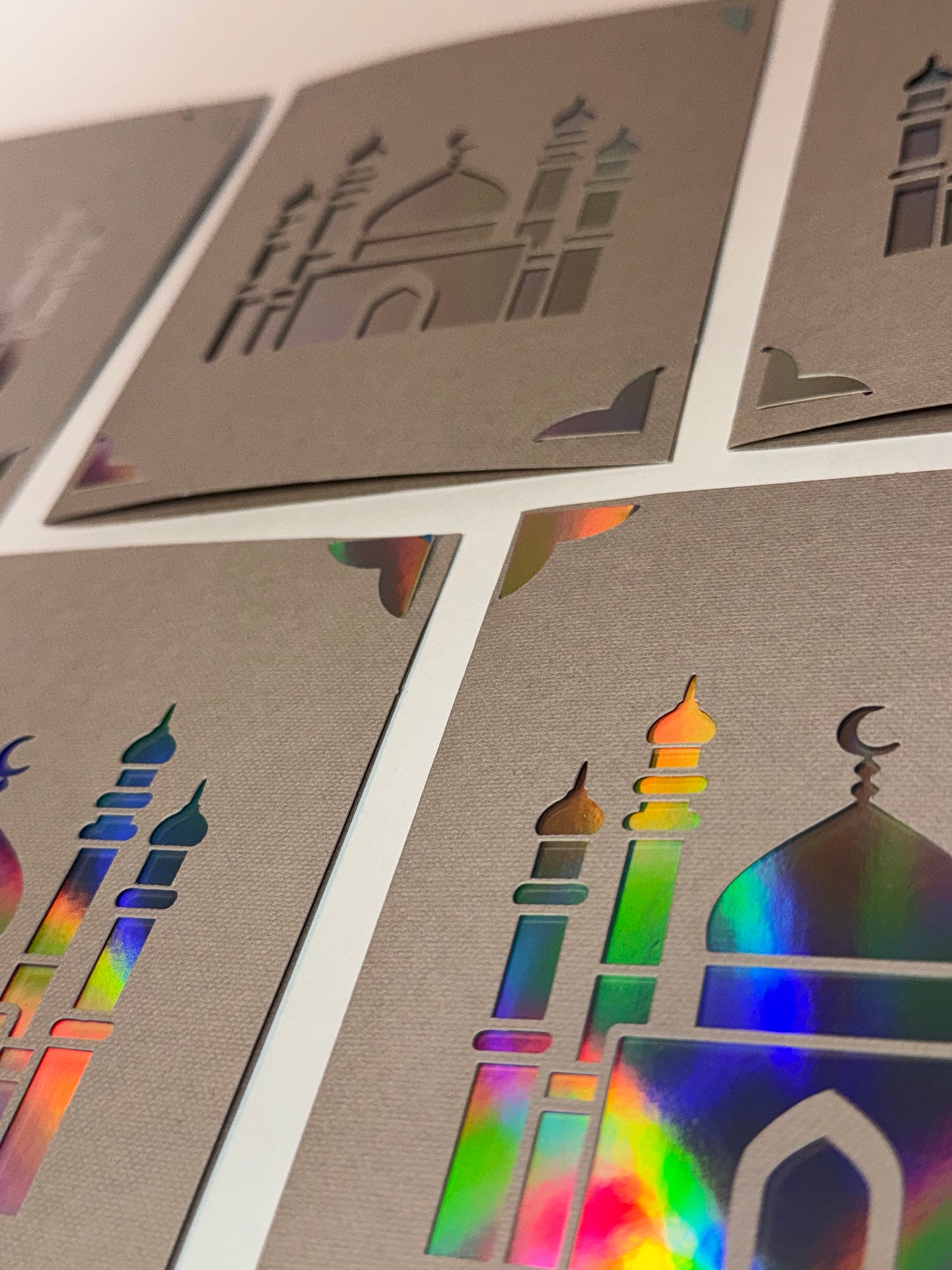 Earth-Toned Eid Mubarak Card