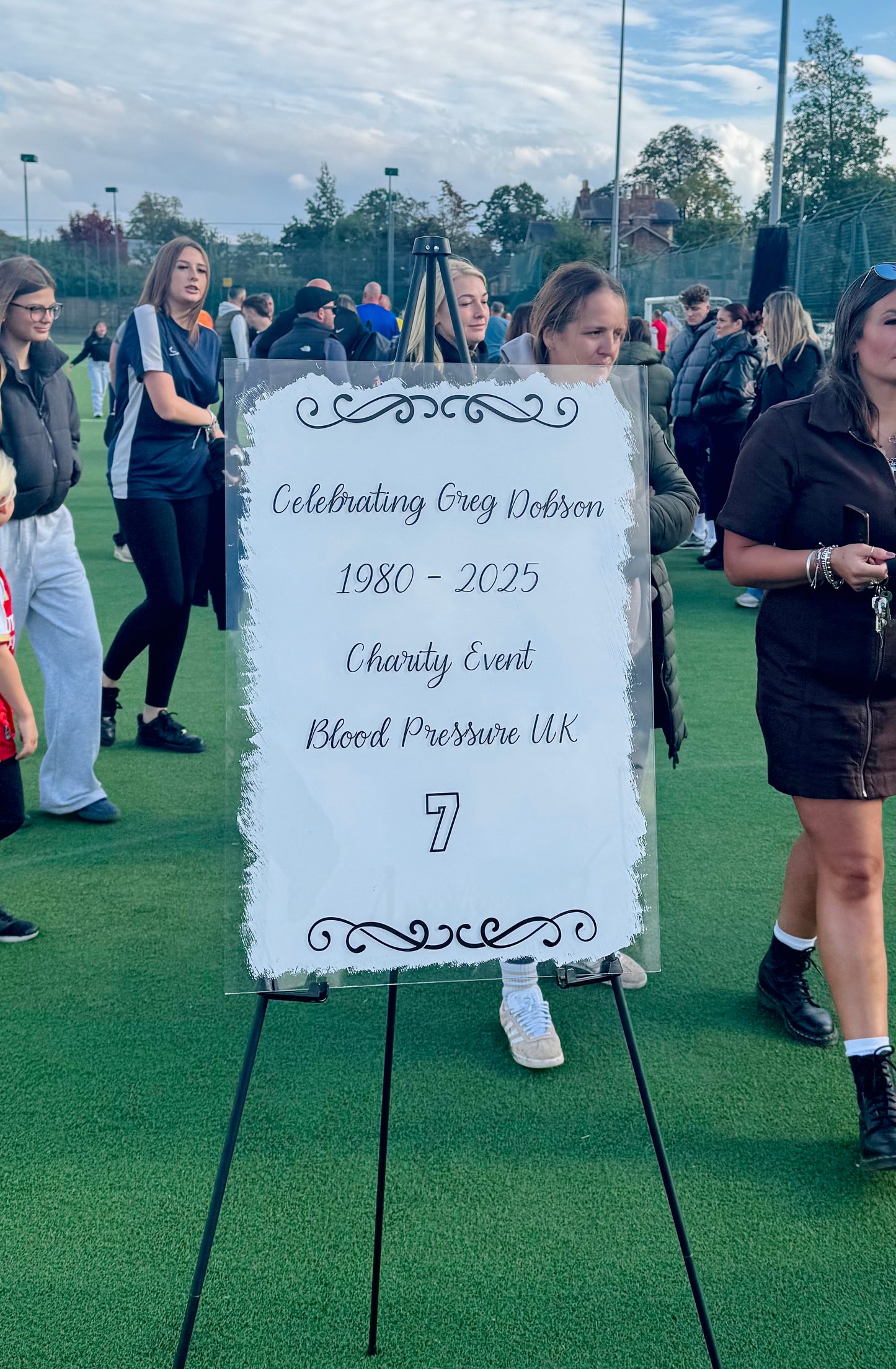 A2 Personalised Acrylic Display Sign