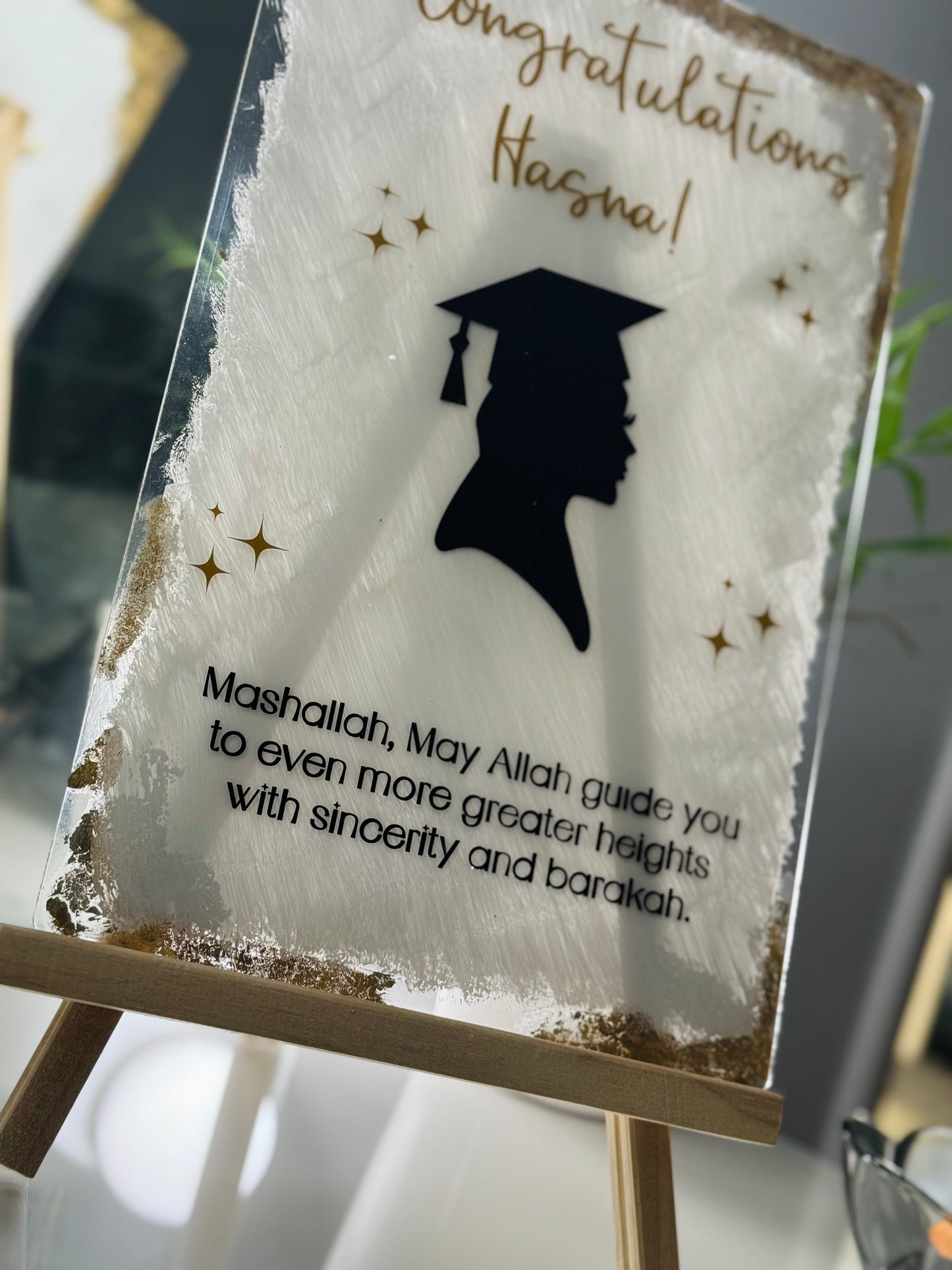 A4 Graduation Acrylic Sign