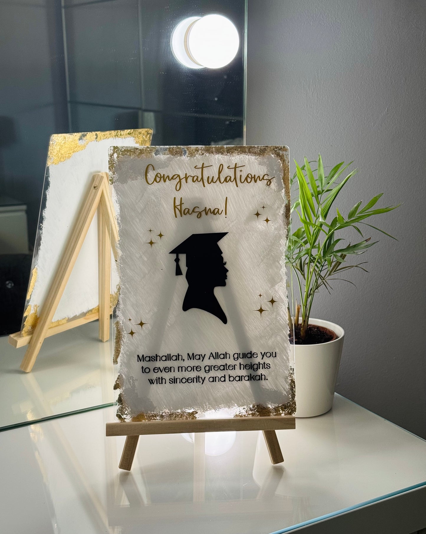 A4 Graduation Acrylic Sign