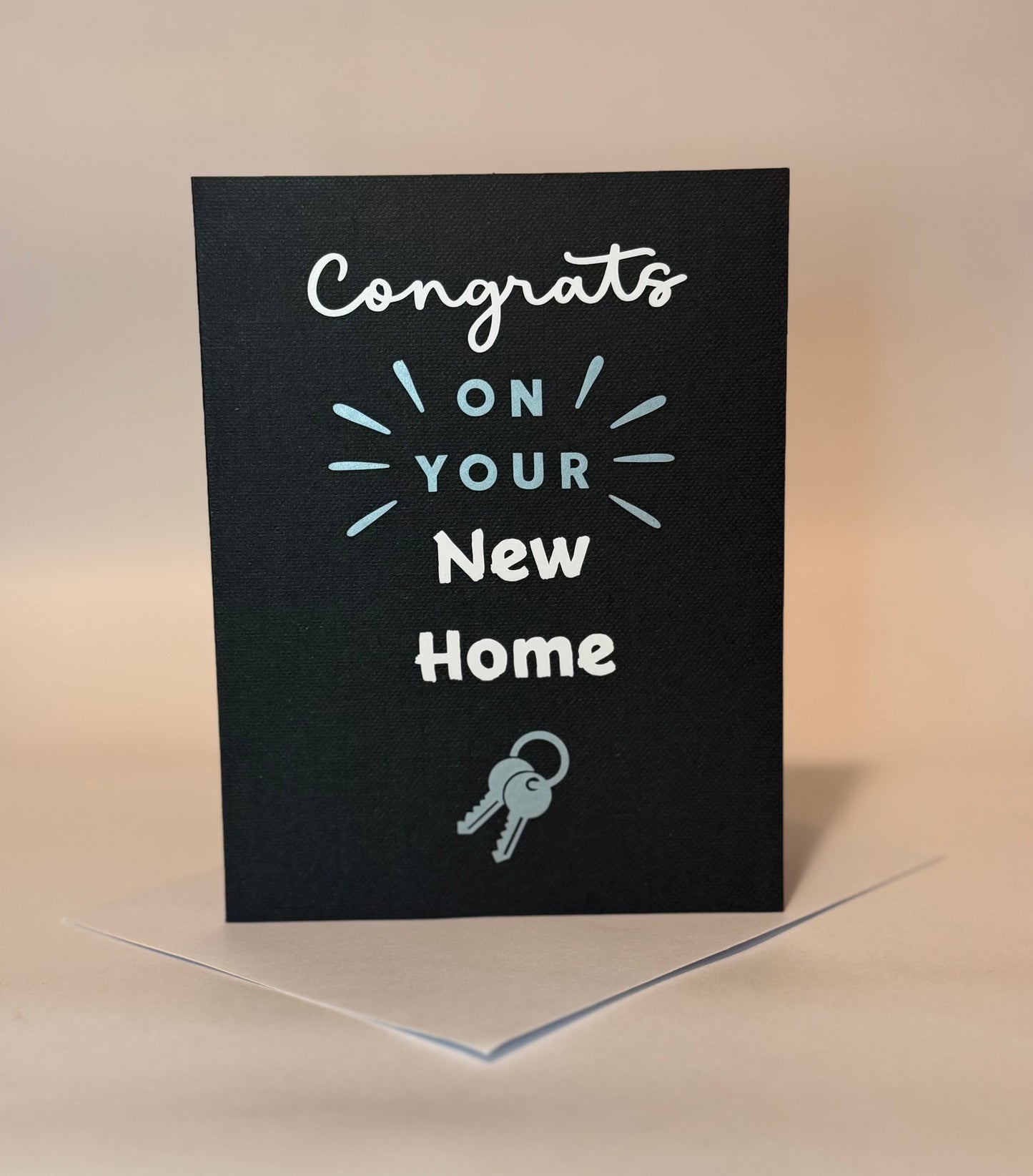 New Home Modern Black Card