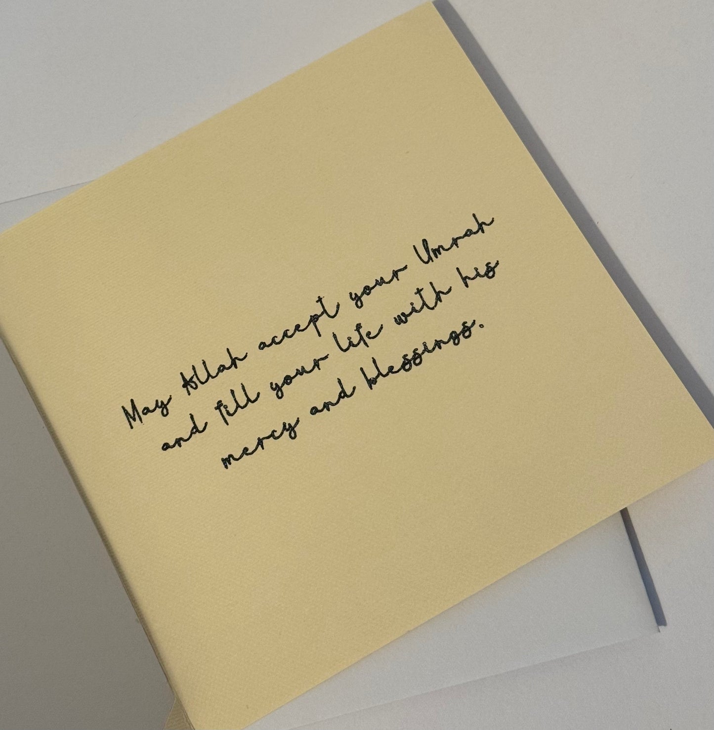 Elegant Umrah Mubarak Card