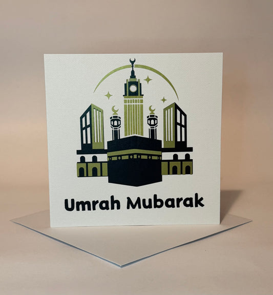 Umrah Mubarak Makkah Card